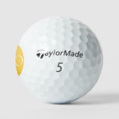 I AM A PRO | Custom Golden Golf Ball (Logo)