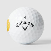 I AM A PRO - Custom Golden Golf Ball (Logo)