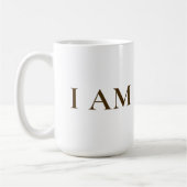 I AM A PRO | Elegant Gold Circle Motivational Mug Kaffeetasse (Links)