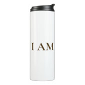 I AM A PRO | Elegant Gold Circle Motivational Mug Thermosbecher (Nach links gedreht)