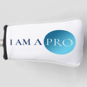 I Am a Pro – Minimal Athletic Statement Design Golf Headcover (Vorderseite)