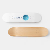 I Am a Pro – Minimal Athletic Statement Design Skateboard (Horizontal)