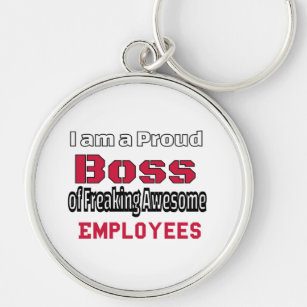 I am a Proud Boss of Freaking Awesome Employees Schlüsselanhänger