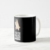 I Am A Pug Im Never Wrong Kaffeetasse (VorderseiteRechts)
