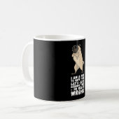 I Am A Pug Im Never Wrong Kaffeetasse (Vorderseite Links)