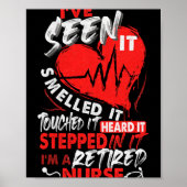 I Am A Retired Nurse, Nurse Retirement, Nursing, N Poster (Vorne)