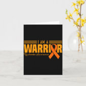 I Am A Warrior Funny Leukemia Blood Cancer Awarene Karte (Gelbe Blume)