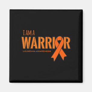 I am a Warrior Leukemia Cancer Awareness Magnet