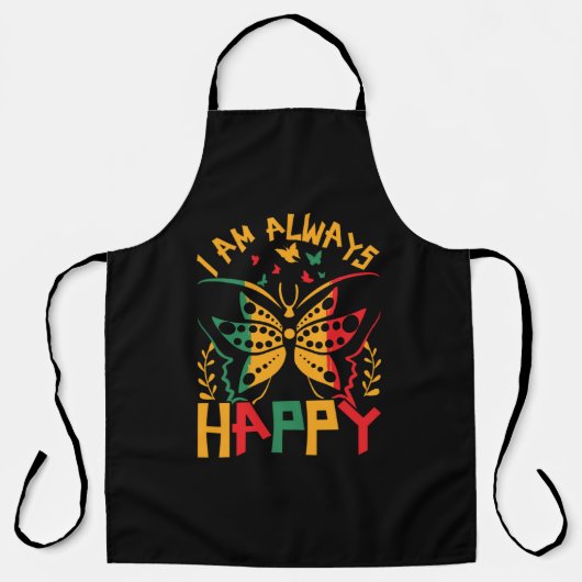 i_am_Always_happy_02 Schürze (Vorderseite)