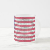 "I AM AMERICAN" Flag Mattierte Tasse (VorderseiteRechts)