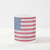 "I AM AMERICAN" Flag Mattierte Tasse (Mittel)