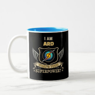 I Am ARD What's Your Superpower Zweifarbige Tasse