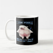 I Am Bble Wash My Belly Bble Meme Funny Dog Brainr Kaffeetasse (Links)