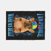 I Am Bble Wash My Belly Funny Bble Kids Youth Mom Fleecedecke (Vorderseite (Horizontal))