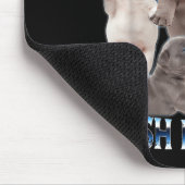 I Am Bble Wash My Belly Funny Dog Clean My Belly M Mousepad (Ecke)