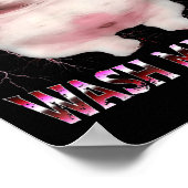 I Am Bble Wash My Belly Funny Dog Meme  Poster (Ecke)