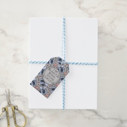 I am beautiful  geschenkanhänger (Mit Garn)