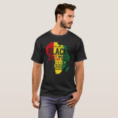 I Am Black Every Month Black Black History Month M T-Shirt (Vorne ganz)