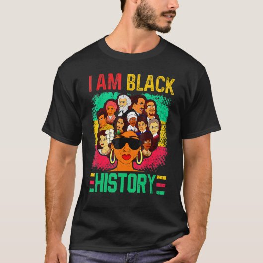 I Am Black History Africa Black Woman African Prou T-Shirt (Vorderseite)