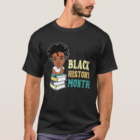 I Am Black History African American Black Pride bo T-Shirt (Vorderseite)