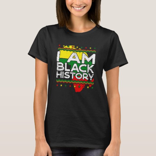 I Am Black History Black History Month Men Boys Wo T-Shirt (Vorderseite)