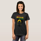 I Am Black History Girl Afro Love African American T-Shirt (Vorne ganz)