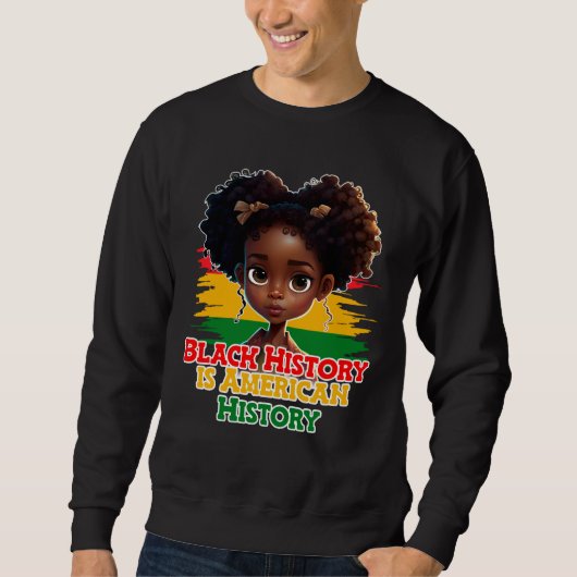 I AM Black History Month 2023 BHM For Women And Ki Sweatshirt (Vorderseite)