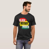 I Am Black History Month African American Pride Ce T-Shirt (Vorne ganz)