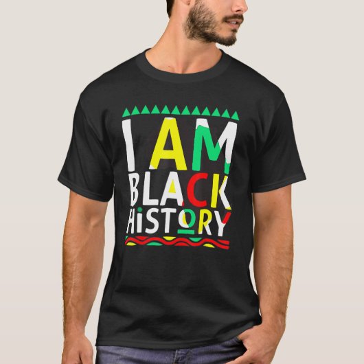 I Am Black History Month Afro African Pride Women T-Shirt (Vorderseite)