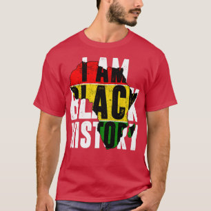 I Am Black History Month Celebration African Ameri T-Shirt