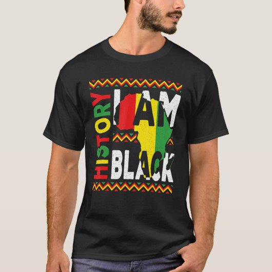 I Am Black History Month Melanin Pride African Ame T-Shirt (Vorderseite)