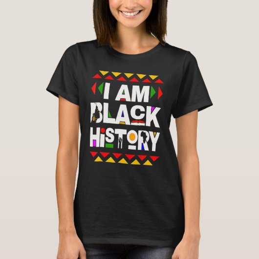 I Am Black History Month Tee Feb 2023 African Amer (Vorderseite)