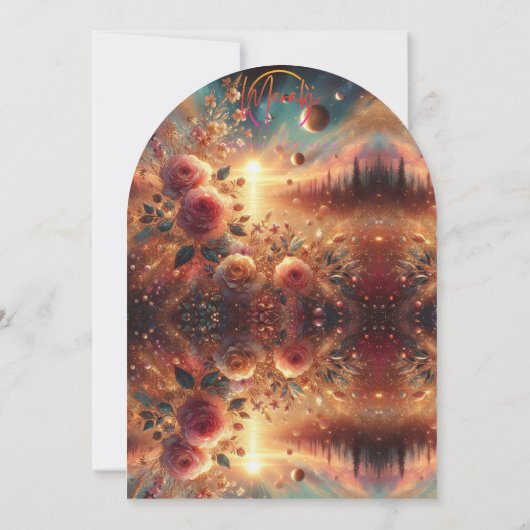  I am blessed  backpack  Einladung (Rückseite)