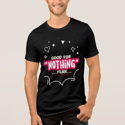 I Am Both Happening and Non-Happening Tri-Blend Shirt (Vorderseite)