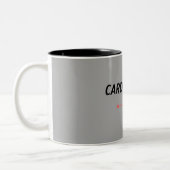 I am cardiologist. Gray colour Zweifarbige Tasse (Links)