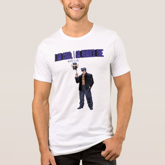 I AM CHAD, I AM NUMBER ONE Tri-Blend SHIRT (Vorderseite)