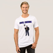 I AM CHAD, I AM NUMBER ONE Tri-Blend SHIRT (Vorderseite voll)