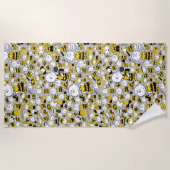 I Am Charlie Brown Pattern Strandtuch (Vorderseite)