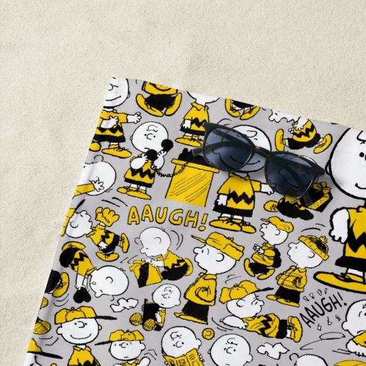 I Am Charlie Brown Pattern Strandtuch (Beispiel)