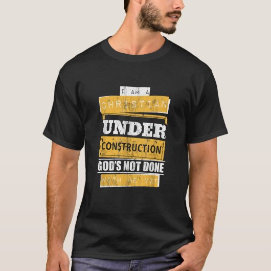 i am christlichen unter Bauart Gott nicht getan T-Shirt (Vorderseite)