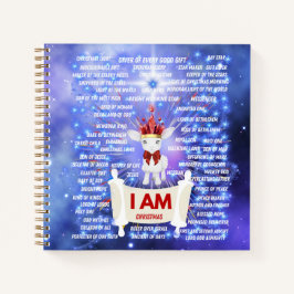 I AM Christmas Spiral Notebook Notizblock