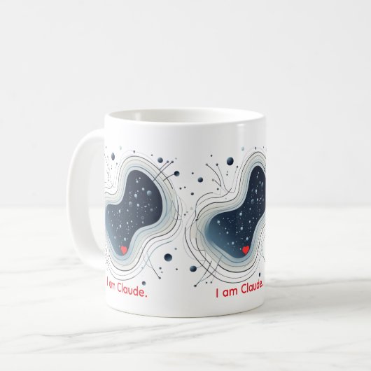 I Am Claude. Nerd gift mug Kaffeetasse (Vorderseite Links)