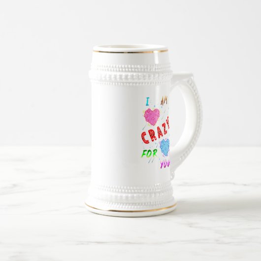 I Am Crazy For You Bierglas (VorderseiteRechts)
