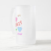 I Am Crazy For You Mattglas Bierglas (Vorderseite Links)