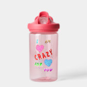 I Am Crazy For You Trinkflasche (Vorne)