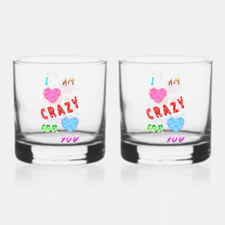 I Am Crazy For You Whiskyglas