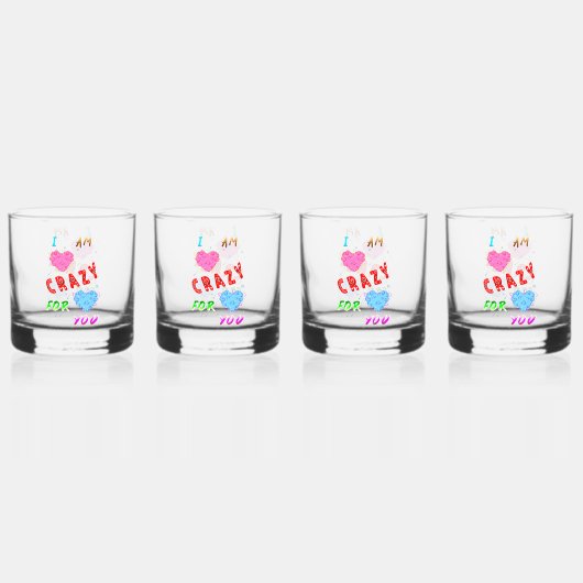 I Am Crazy For You Whiskyglas (Hinten)