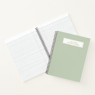 I am creating the life of my dreams notizblock