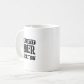I Am Currently Under Construction -------.  Kaffeetasse (Vorderseite Links)