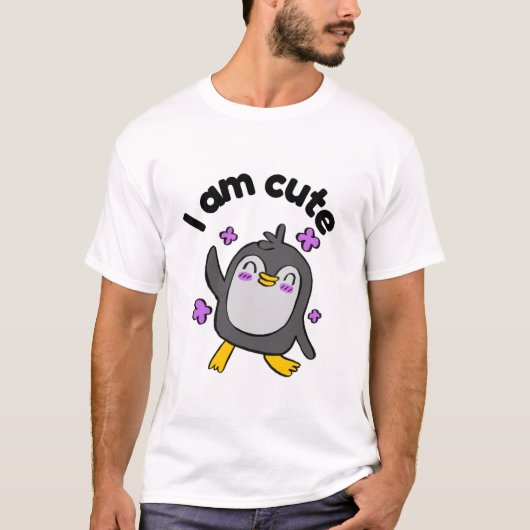 I am cute penguin design T-Shirt (Vorderseite)